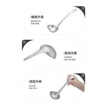 Titanium Spoon Factory - Custom Long Handle Soup Ladle Kitchenware