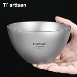 Titanium Bowl Manufacturer - Custom Double Wall Anti-Scald Camping Bowl