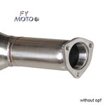 Exhaust Downpipe Factory - Catted for Audi RS6 RS7 C8 4.0 TFSI V8