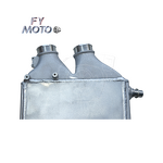 Intercooler Factory - NEW Thicker Silver for BMW M3 M4 S55 Bar&plate