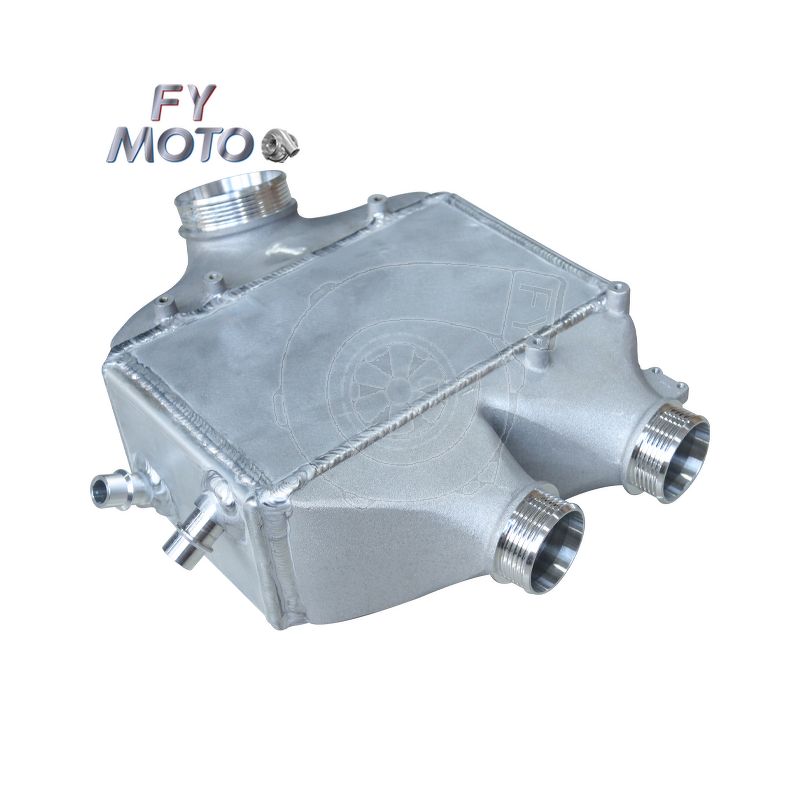 Intercooler Factory - NEW Thicker Silver for BMW M3 M4 S55 Bar&plate