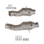 Exhaust Downpipe Manufacturer - Catted for BENZ GLC43 AMG with Heat Shield