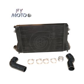 Intercooler Kit Manufacturer - For VW GTI MK5 MK6 / Audi A3 Black Bar&plate