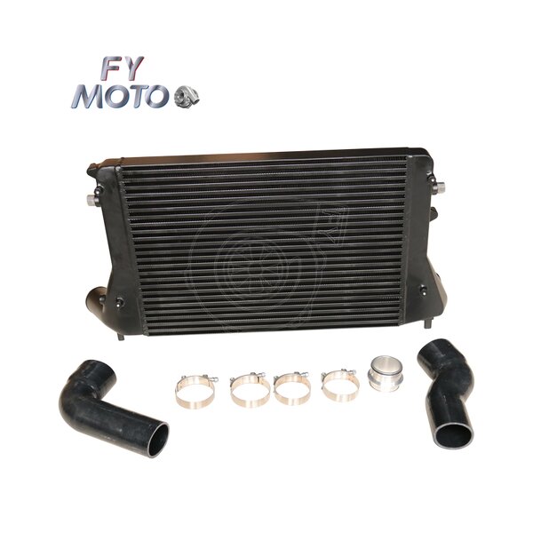 Intercooler Kit Manufacturer - For VW GTI MK5 MK6 / Audi A3 Black Bar&plate