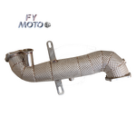 Exhaust Downpipe Factory - For Alfa Romeo Giulia 2.0T with Heat Shield