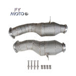 Exhaust Downpipe Manufacturer - Catted for BENZ GLC43 AMG with Heat Shield