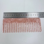 发梳工厂 - 粉色方形直板醋酸纤维宽梳