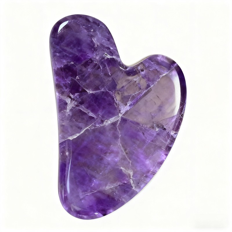 Jade Roller Manufacturer - Natural Amethyst Crystal Massage Tool