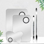 美甲工具供应商 - 批发不锈钢混合器调色板