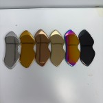 金属刮痧厂家 - 玫瑰金唇形刮板