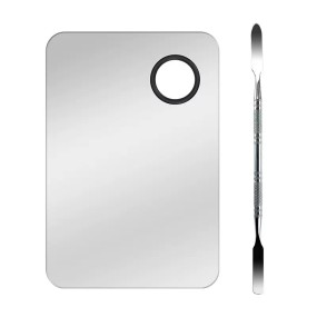 Nail Tool Set Manufacturer - Rectangle Mirror Polish Mixing Plate