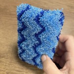 厨房海绵供应商 - 可水洗珊瑚绒扭纹玻璃海绵