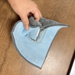 海绵垫工厂 - 条纹设计超细纤维家用海绵