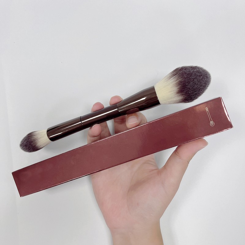 Makeup Brush Manufacturer - Double Ended Vegan Private Label Brown