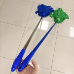 拖把头供应商 - 超细纤维条纹布地板清洁