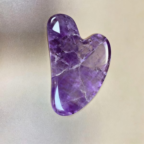 紫水晶刮痧厂家 - 梦幻紫水晶护肤工具
