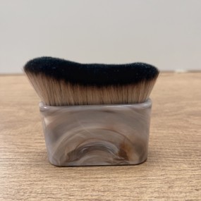 扇形刷供应商 - 蓬松合成纤维面部清洁刷