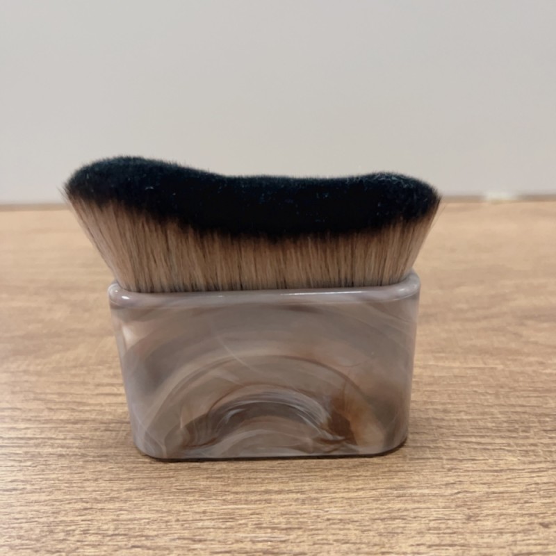 Fan Brush Supplier - Fluffy Synthetic Fiber Facial Cleaning Brush