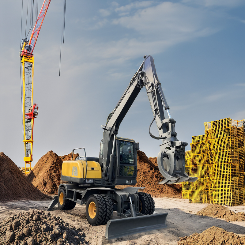 Wheel Excavator Manufacturer - OEM/ODM 6-9 Ton Yanmar