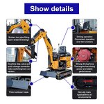Mini Diesel Crawler Excavator Manufacturer - OEM/ODM 0.8-2 Ton