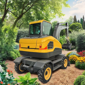 Mini Excavator Manufacturer - OEM/ODM 4 Ton Wheeled