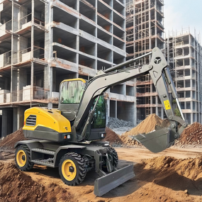 Wheel Excavator Manufacturer - OEM/ODM 4-8 Ton High-power