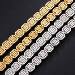 Hip Hop Jewelry Tennis Chain Set Manufacturer - 18k Gold Plated Iced Out CZ