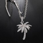 Brass Palm Tree Pendant Manufacturer - Iced Out Trend for Men Hip Hop
