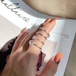 Iced Out Fashion Jewelry Ring Manufacturer - CZ Zircon Gold Plated 925 Silver