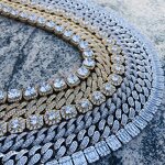 Hip Hop Diamond Bracelets Factory - 14mm Iced Out Prong Cuban Link