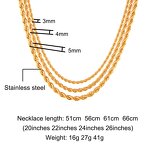 Stainless Steel Rope Chain Manufacturer - Gold Plated Hip Hop Jewelry
