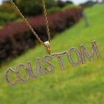 Brass Custom Name Necklace Manufacturer - Iced Out Letters for Men Hip Hop
