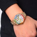 Micro Pave Cubic Zircon Watches Manufacturer - Iced Out Hip Hop for Mens Jewelry