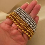 Fashion Beaded Bracelets Factory - Non Tarnish Gold Filled 3-5mm Bead for Women