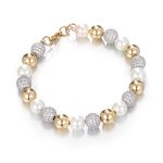 Imitation Pearl Chain Hip Hop Set Manufacturer - Gold Plated Iced Out Diamond