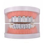 Diamond Iced Out Grillz Manufacturer - CZ Twinkling Hip Hop New Fashion