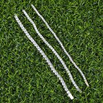 White Gold Tennis Chain Bracelet Manufacturer - 3-5mm Round Cut Iced Out CZ