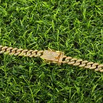 Gold Plated Cuban Butterfly Necklace Manufacturer - 8mm Iced Out for Women