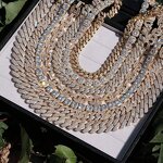 Hip Hop Diamond Bracelets Factory - 14mm Iced Out Prong Cuban Link