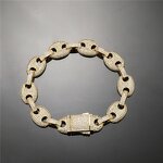 Hip Hop Jewelry Baguette Cuban Chain Set Factory - 12mm Coffee Bean Cuban Chain