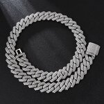 Iced Out Cuban Chain Manufacturer - 12mm Diamond Prong Choker for Men