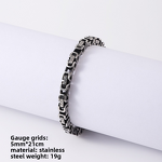 Trendy Hip-Hop Stainless Steel Bracelet Factory - Franco Cuban Chain Sets for Man