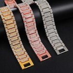 Yellow Gold Watch Link Bracelets Manufacturer - Miami Chain for Men Wholesale