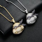 Brass Ninja Turtle Pendant Factory - Iced Out Anime for Men Hip Hop