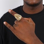 Hip Hop Jewelry Ring Manufacturer - Heart Star Cross Moon Shape Cuban Big