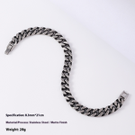 Trendy Hip-Hop Stainless Steel Bracelet Factory - Franco Cuban Chain Sets for Man