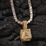 Custom Hip-hop Jewelry Pendant Factory - Wholesale Cubic Zircon Block Letter