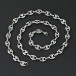 Stainless Steel Coffee Bean Chain Manufacturer - Necklace for Men Hip Hop Jewelry