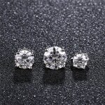 Luxury Earrings Women Manufacturer - Gold Filled VVS Diamond 925 Silver Moissanite