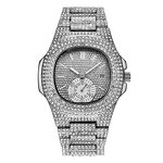 Iced Out Square Diamond Watch Manufacturer - Hip Hop Luxury 18K Gold Bezel
